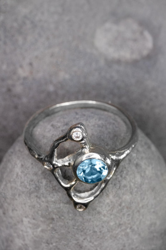 Sacred Sea Ring — Silver
