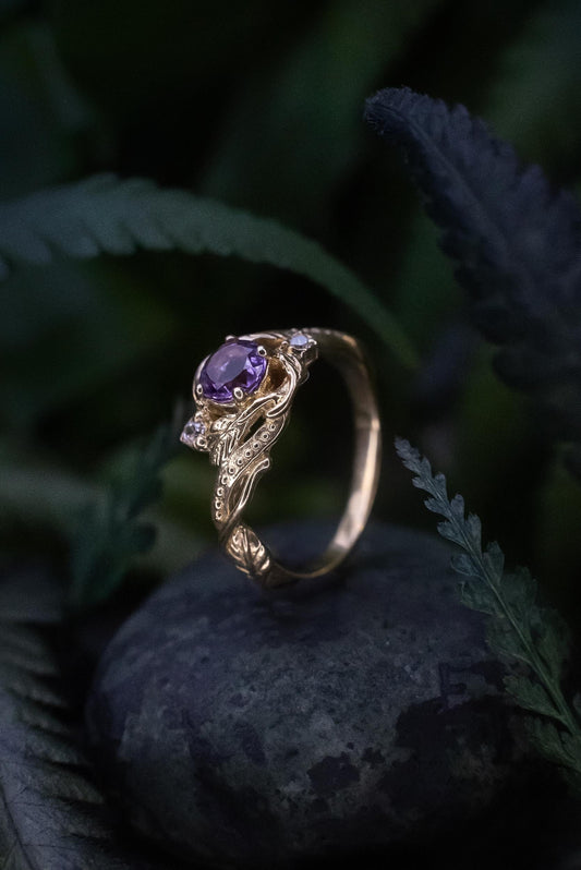 Nerida Botanical Ring — Gold