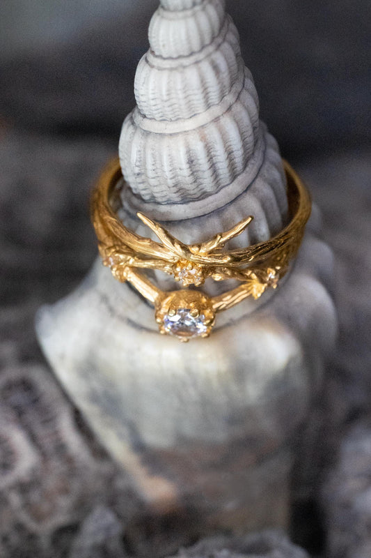 Ritual Bloom Ring Set — Gold