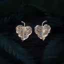 Leaf Relic Earrings — Gold Vermeil