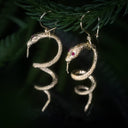 Serpent Spirit Earrings — Gold Vermeil