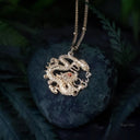 Tibetan Dragon Pendant — Gold Vermeil