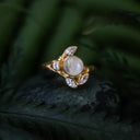 Moonstone Garden Ring — Gold Vermeil
