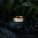 Stars and Moon Guard Band — Gold Vermeil